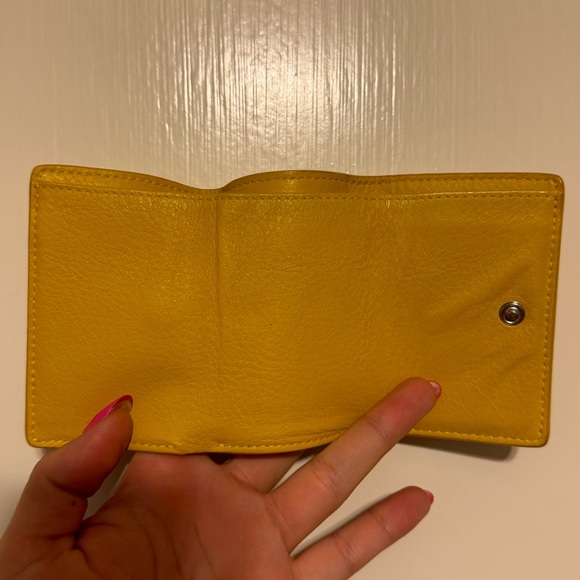 Balenciaga Papier Mini Wallet - Yellow Leather - Picture 5 of 6